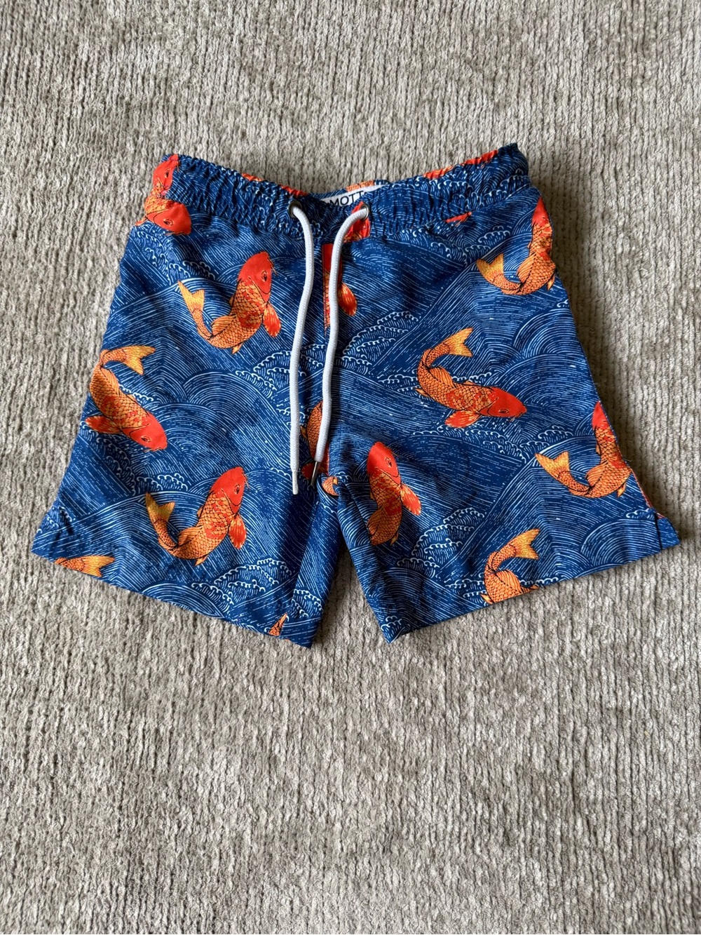 Mott50 Koi Fish Print Swim Trunks UPF 50+ Boys Size 3